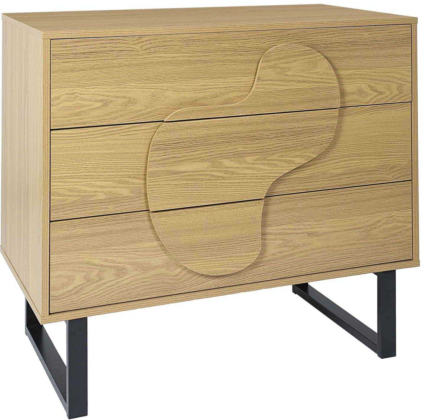 Commode en mdf et métal calypso
