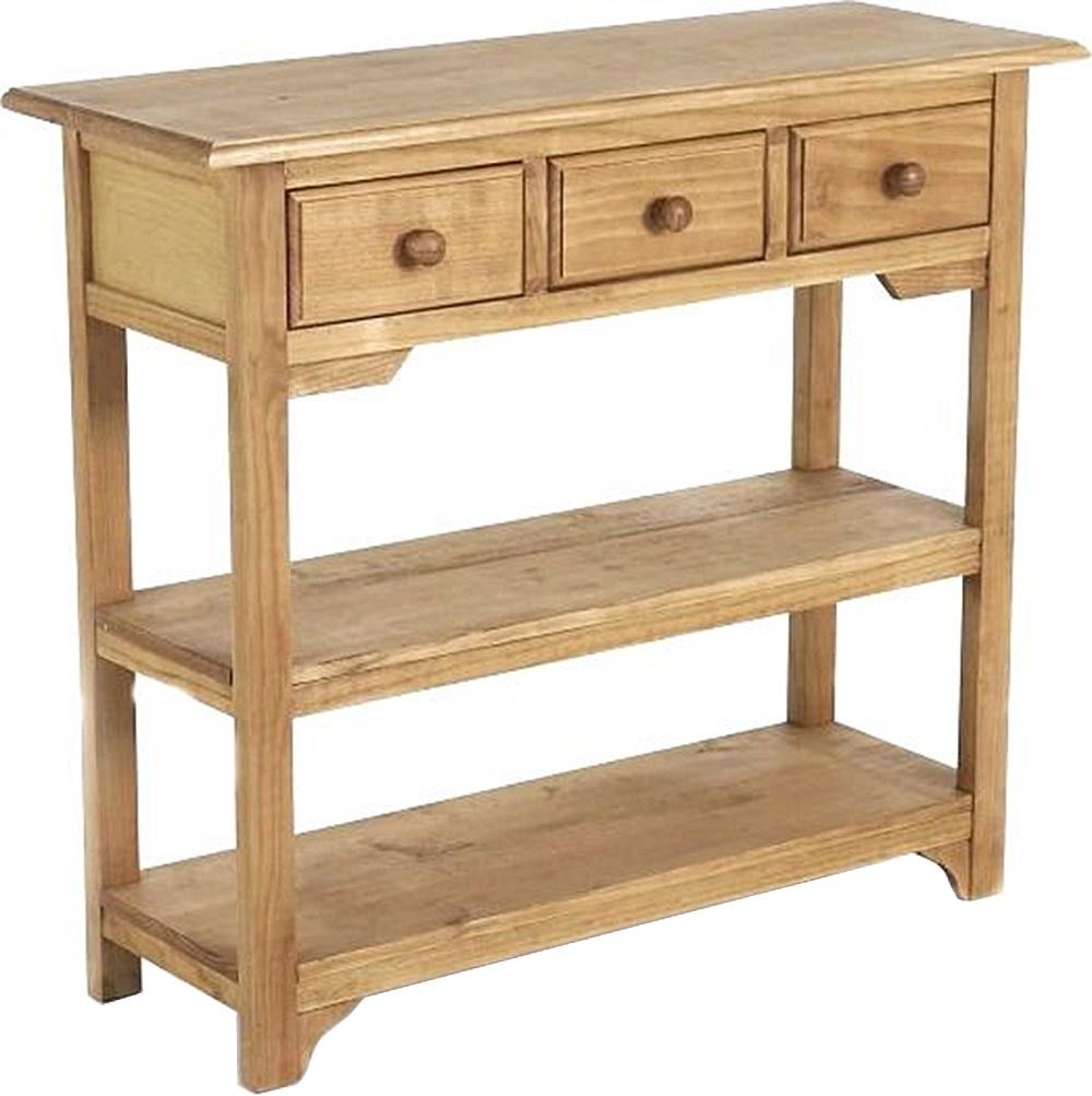 Meubles En Pin Massif Miel
 - Console Region En Pin Massif Miel