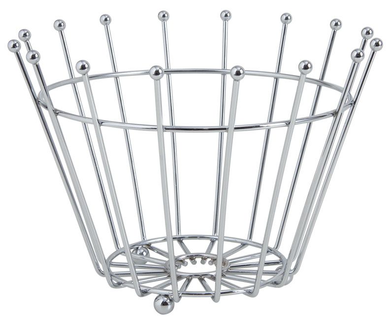 Panier Fruit Corbeille à Fruits 2 étages Blanc - Métal Et Bois - Pour Cuisine Ou Salle à Manger Plateau De Corbeille A Fruits