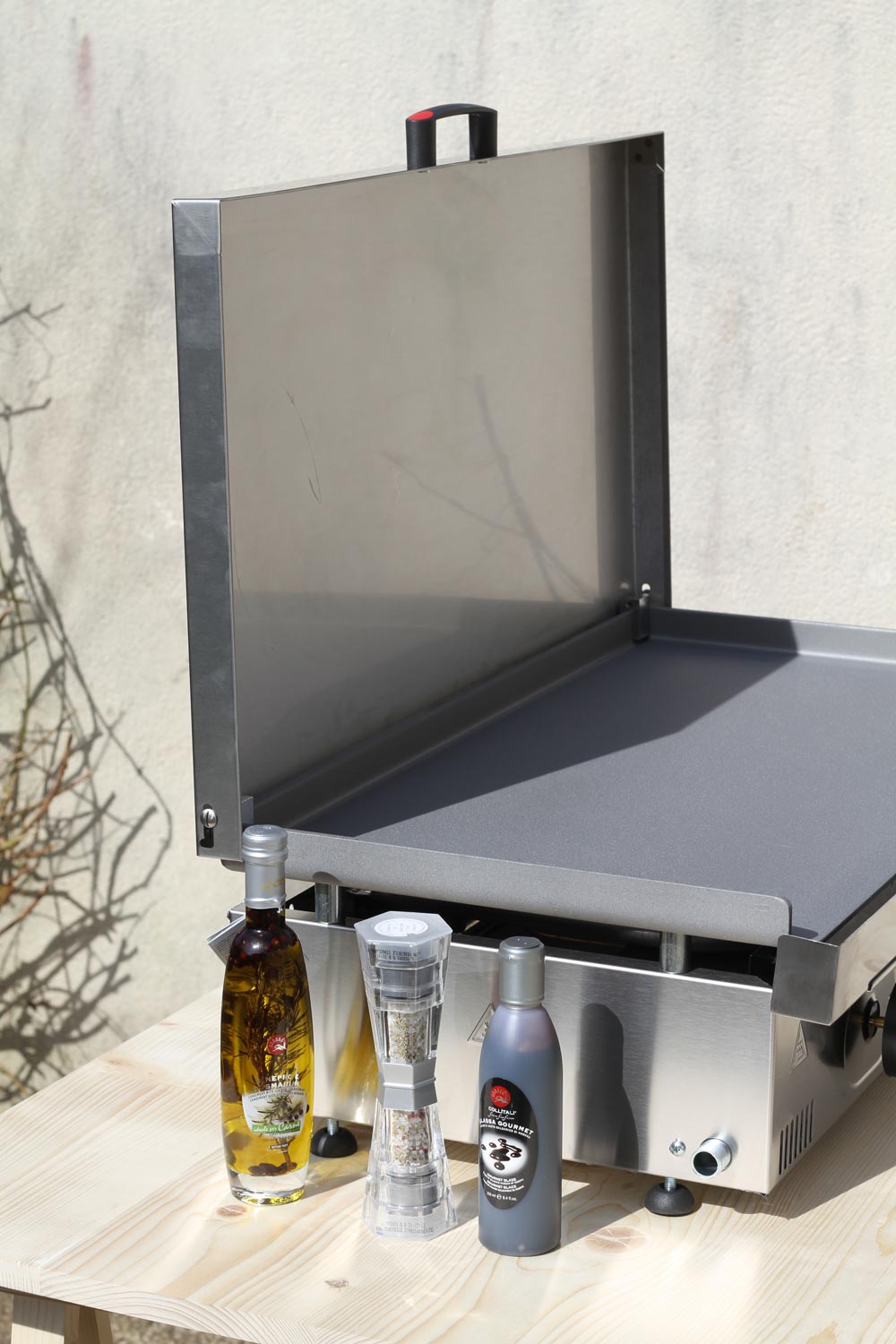 Couvercle plancha mainho 75cm en inox (taille 1)
