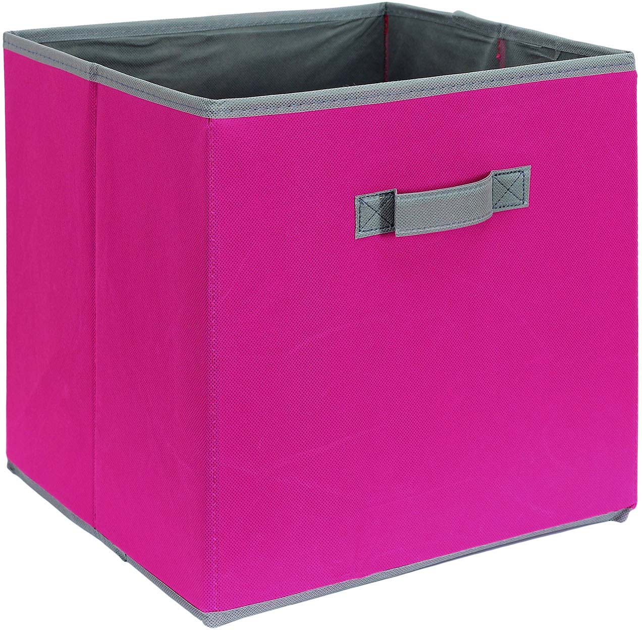 Cube de rangement - 30 x 30 cm - rose - Conforama