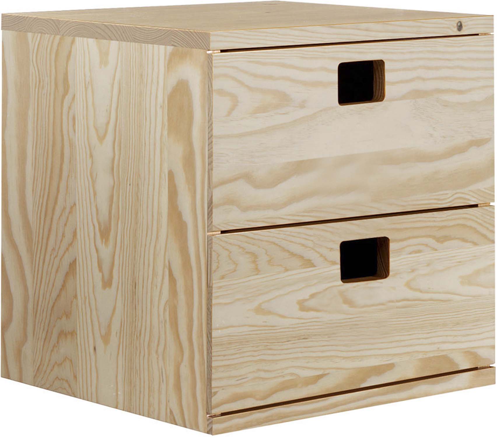 Cube de rangement en pin massif dinamic simple - RETIF