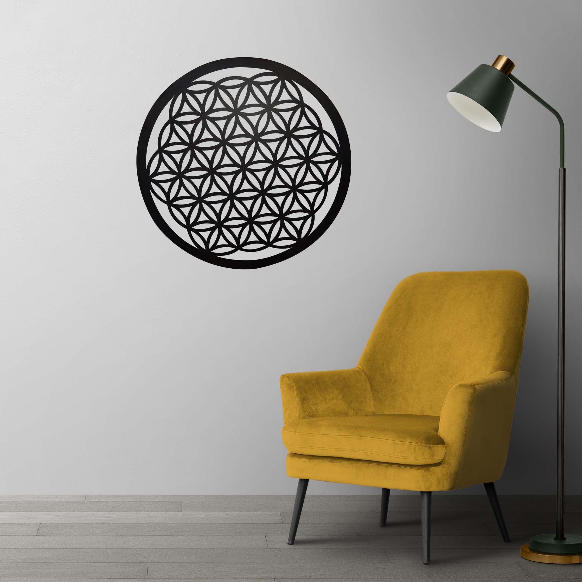 Décoration Murale Arbre De Vie En Métal à 4 Panneaux Pour Cadeau De