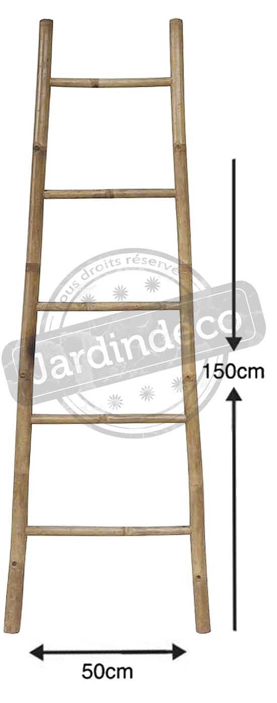 Porte serviette échelle bambou | Porte Serviette