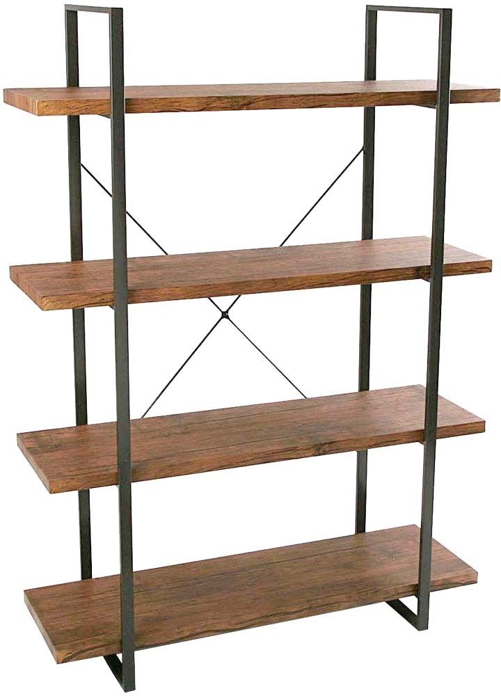 Etagere Style Industriel Bois Et Metal Baldas 4 Etageres