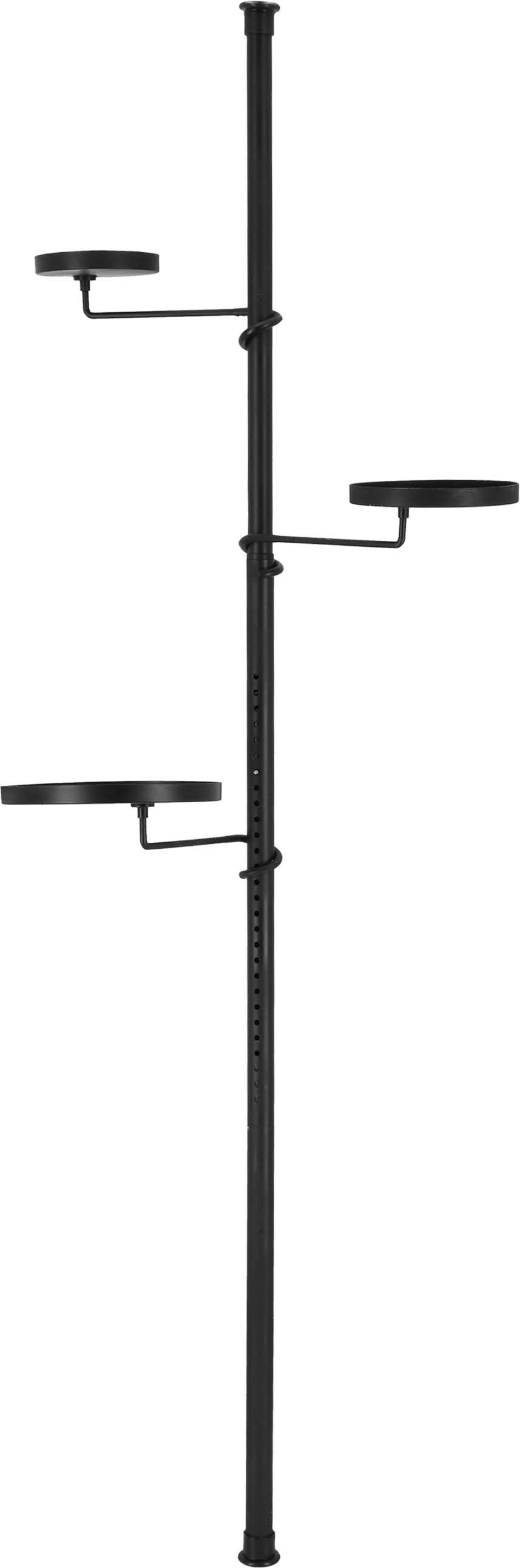 Bremermann Étagère Murale Télescopique Avec 4 étagères En Bambou