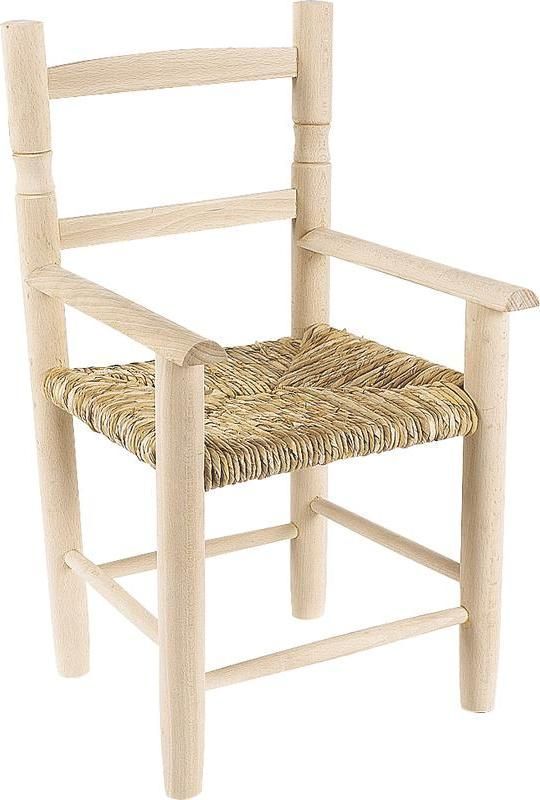 Fauteuil enfant en bois de hêtre (brut)