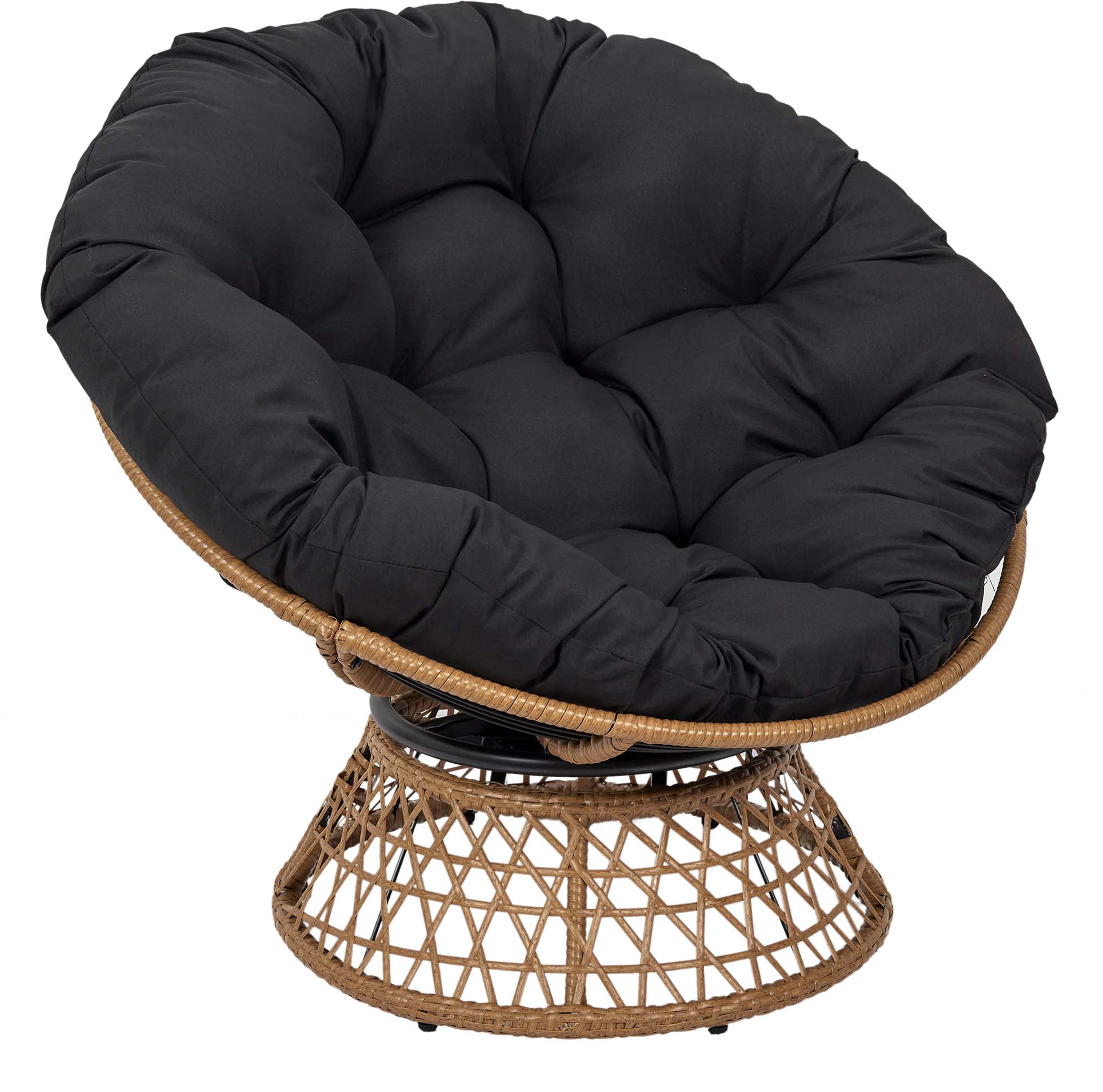 fauteuil-de-jardin-en-resine-tressee-noir