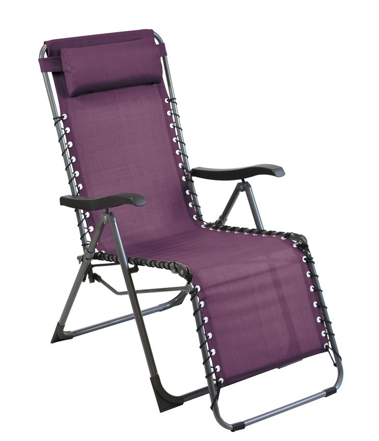 Fauteuil de jardin relax néo (cassis) Fauteuil de jardin relax néo (cassis)