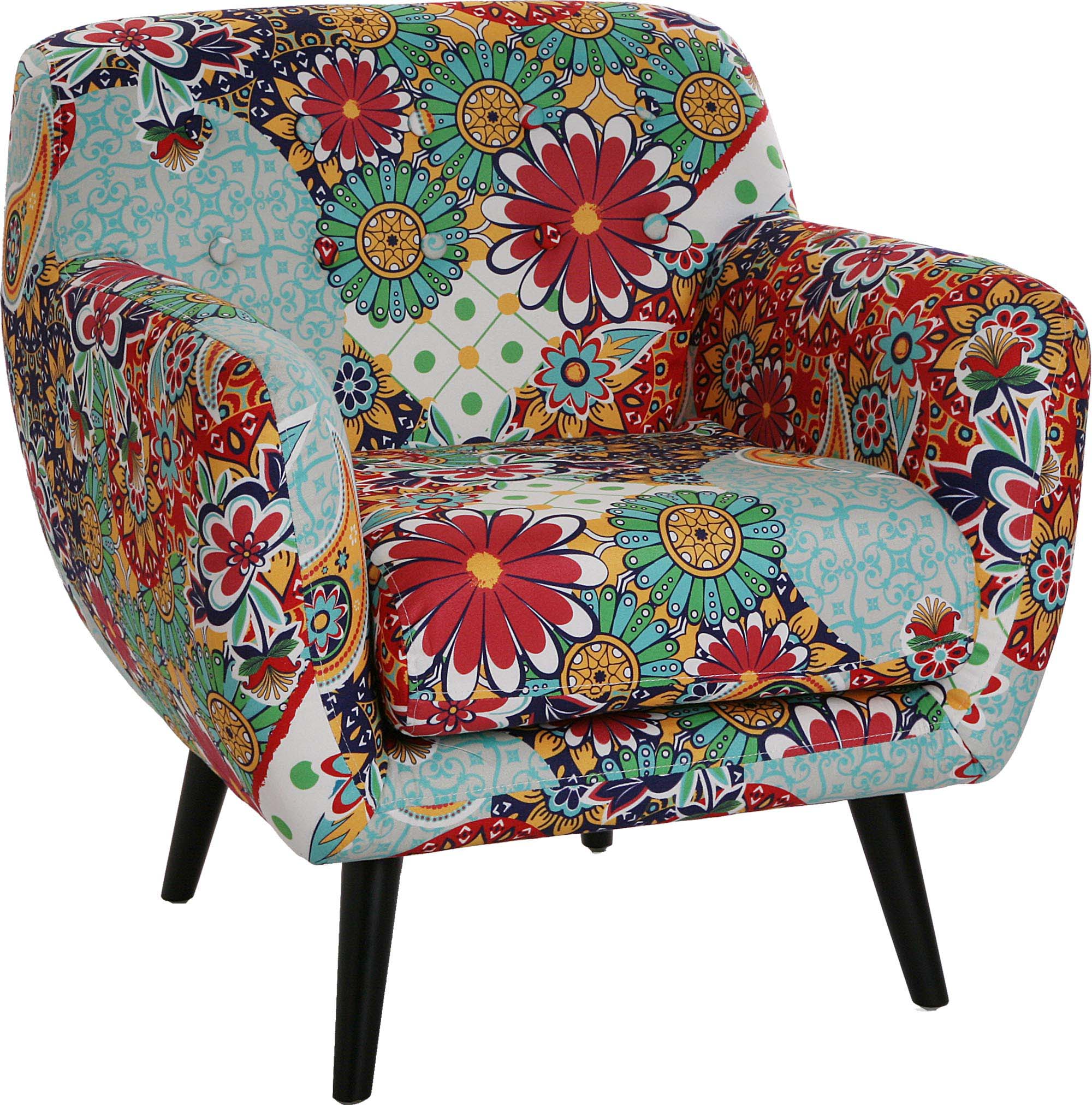 Fauteuil lounge fleuri Giardino Fauteuil lounge fleuri Giardino
