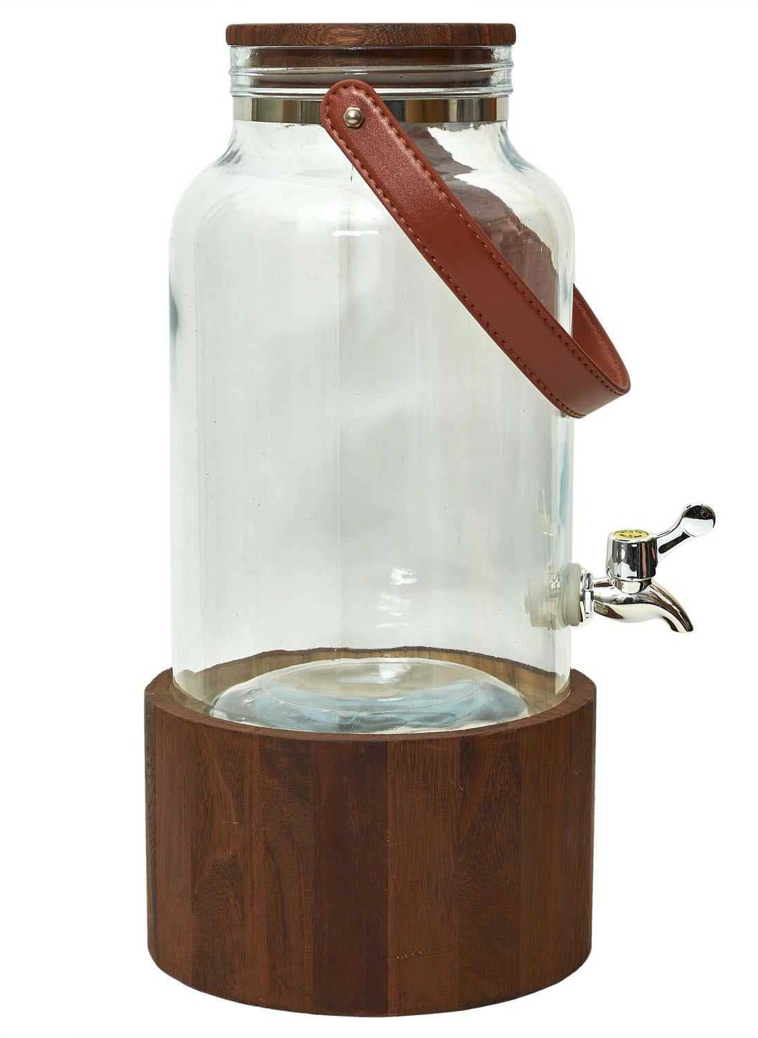 Fontaine à boisson facette en verre recyclé Strepe 6l
