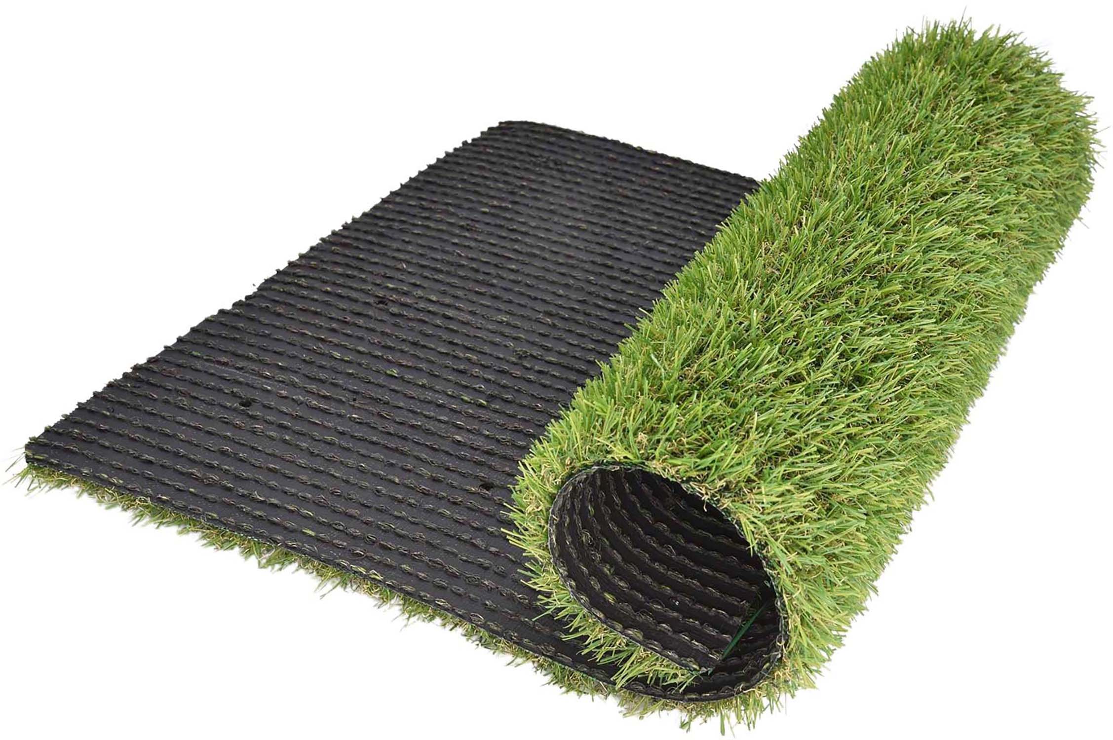 Gazon artificiel en rouleau 4m x 1m (hauteur 20 mm coloris emeraude citron vert)