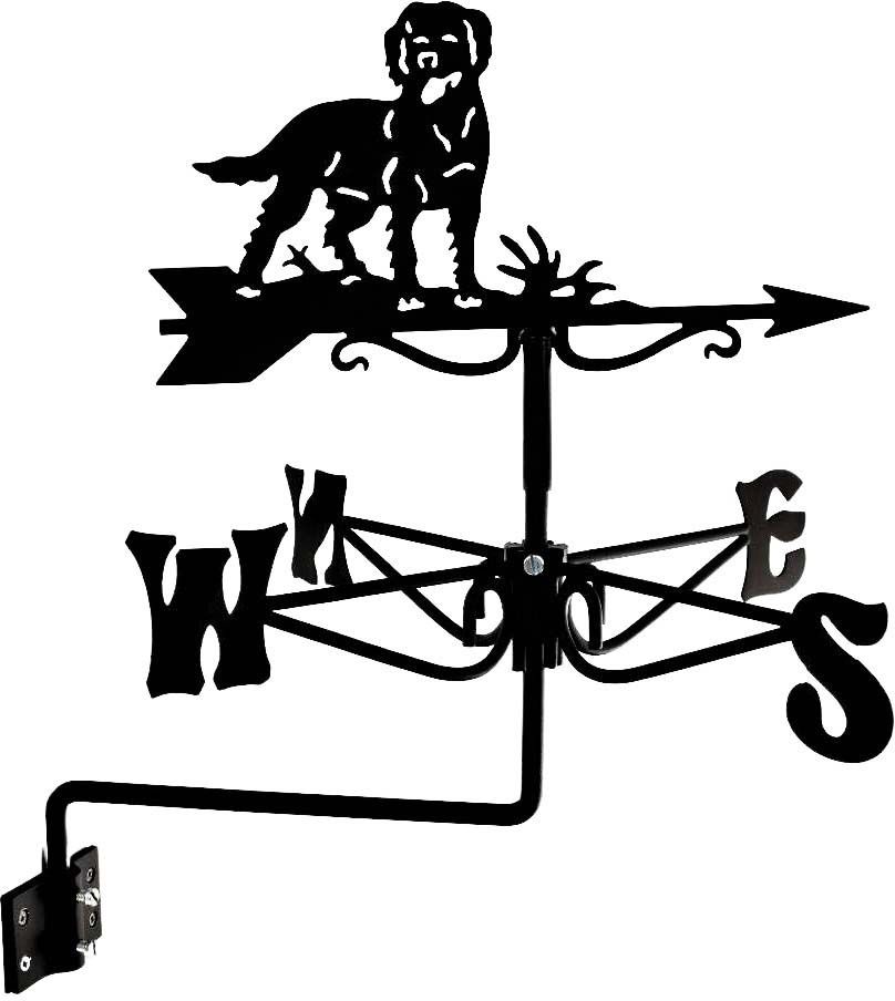 ANCNA-U Girouette En Acier Inoxydable Avec Indicateur De Direction Pour Toit, Jardin, Cour, Noir, Vieux Train