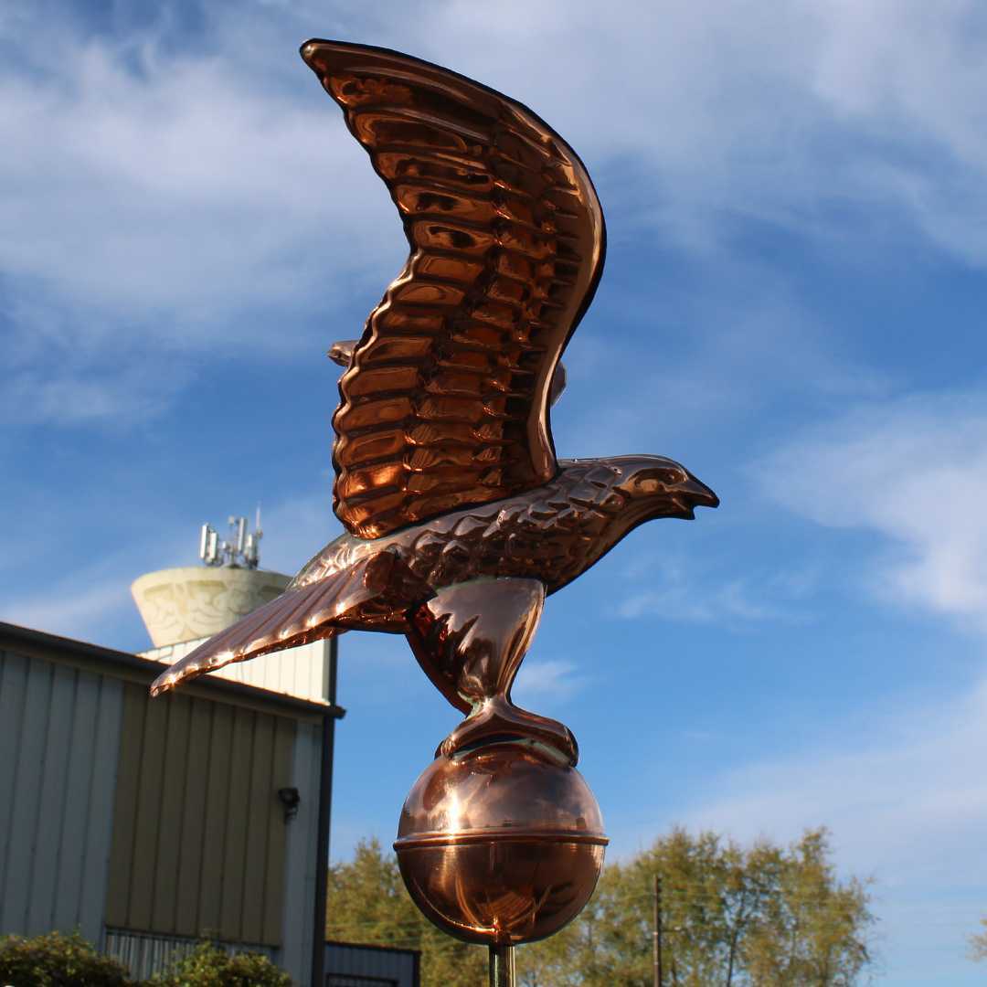 Girouette Smithsonian Eagle – Cuivre Pur – Good Directions – Neuf