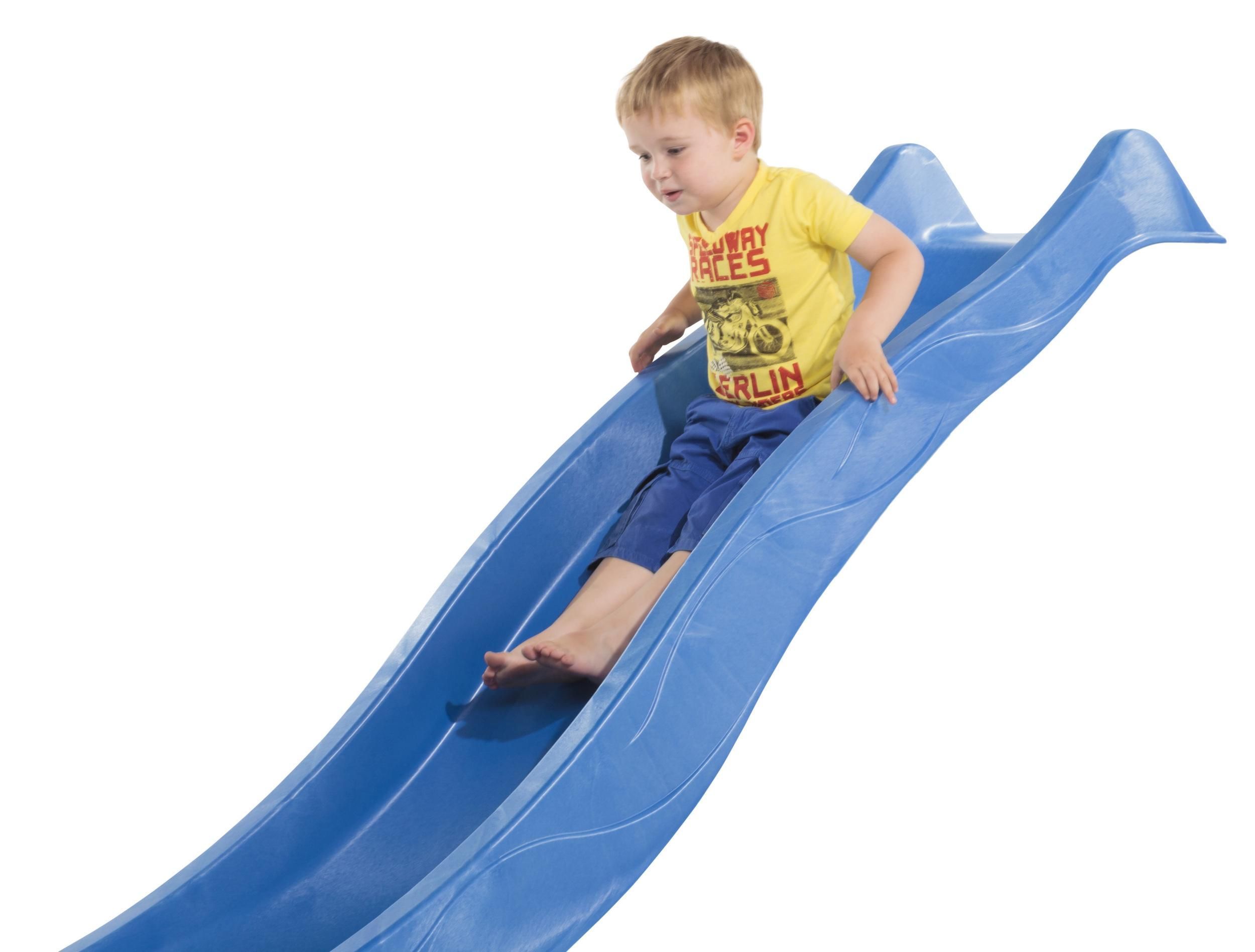 Glissière de toboggan en pehd rex 230cm (bleu)