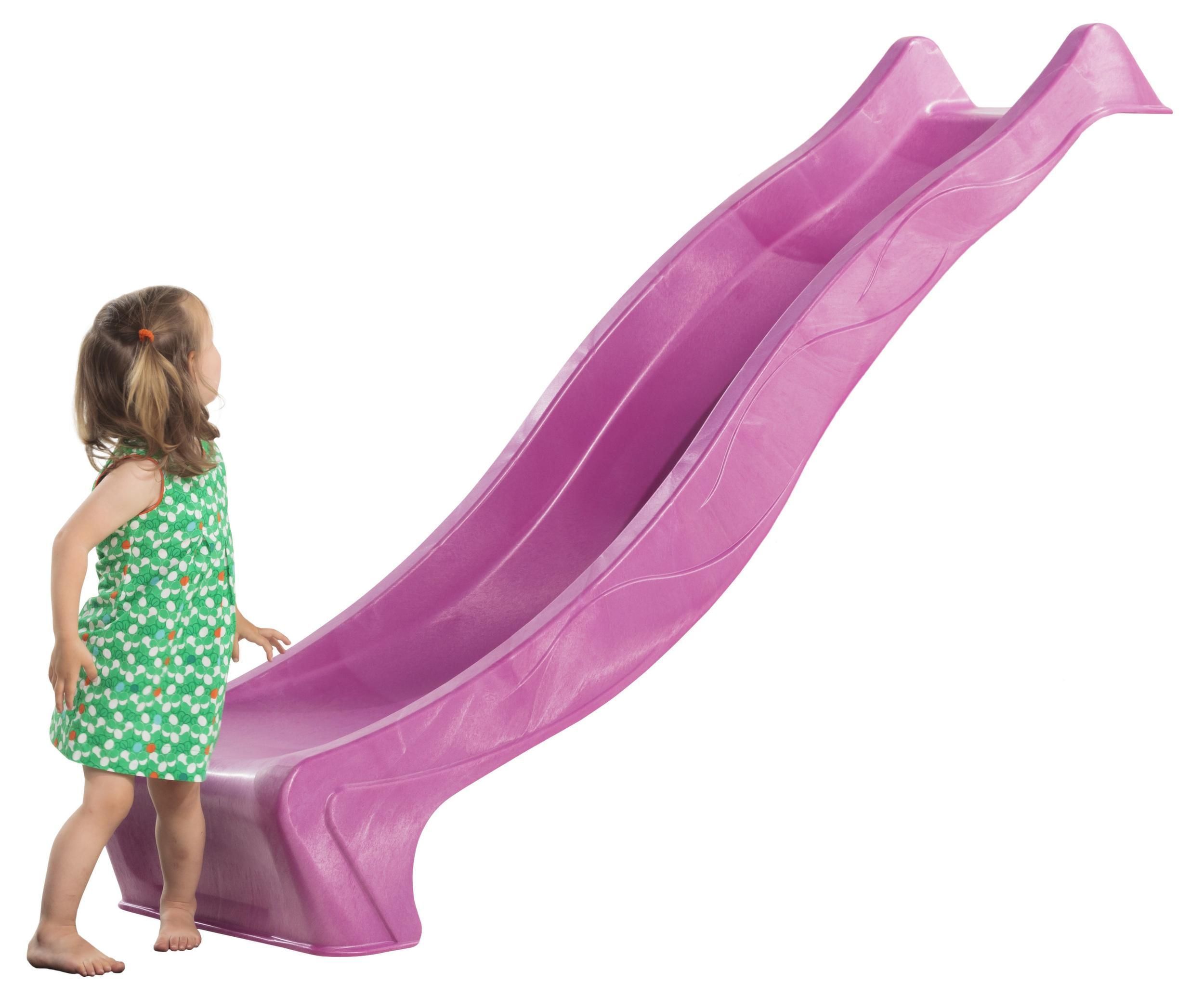 Glissière de toboggan en pehd rex 230cm (violet)