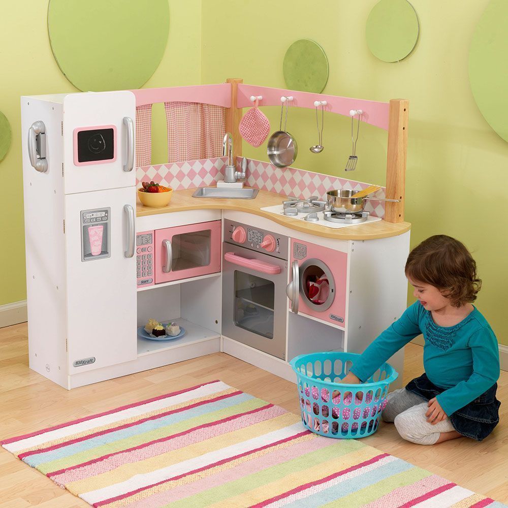Grande cuisine d'angle pour enfant