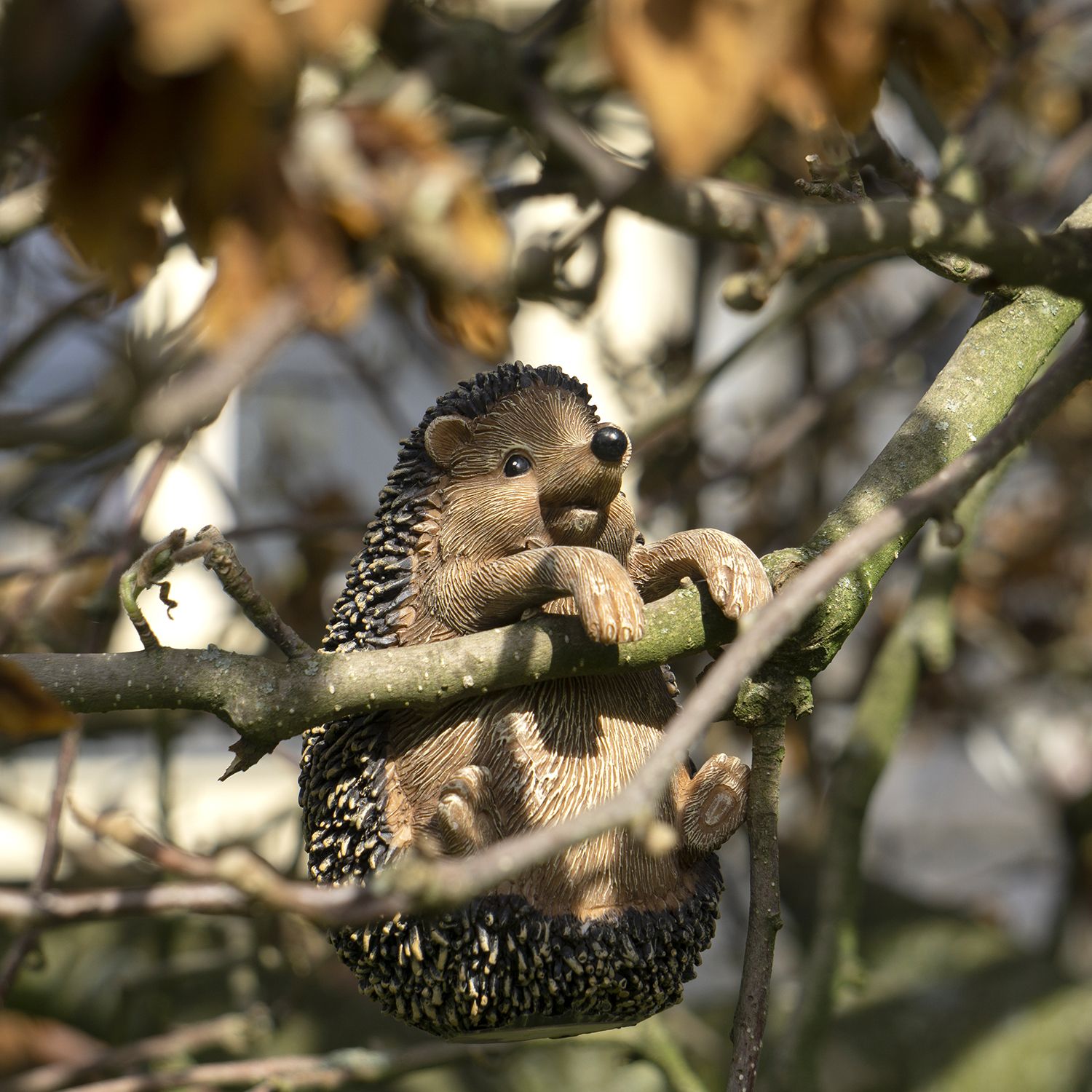 Hérisson en résine à suspendre 11 x 9 x 15 cm