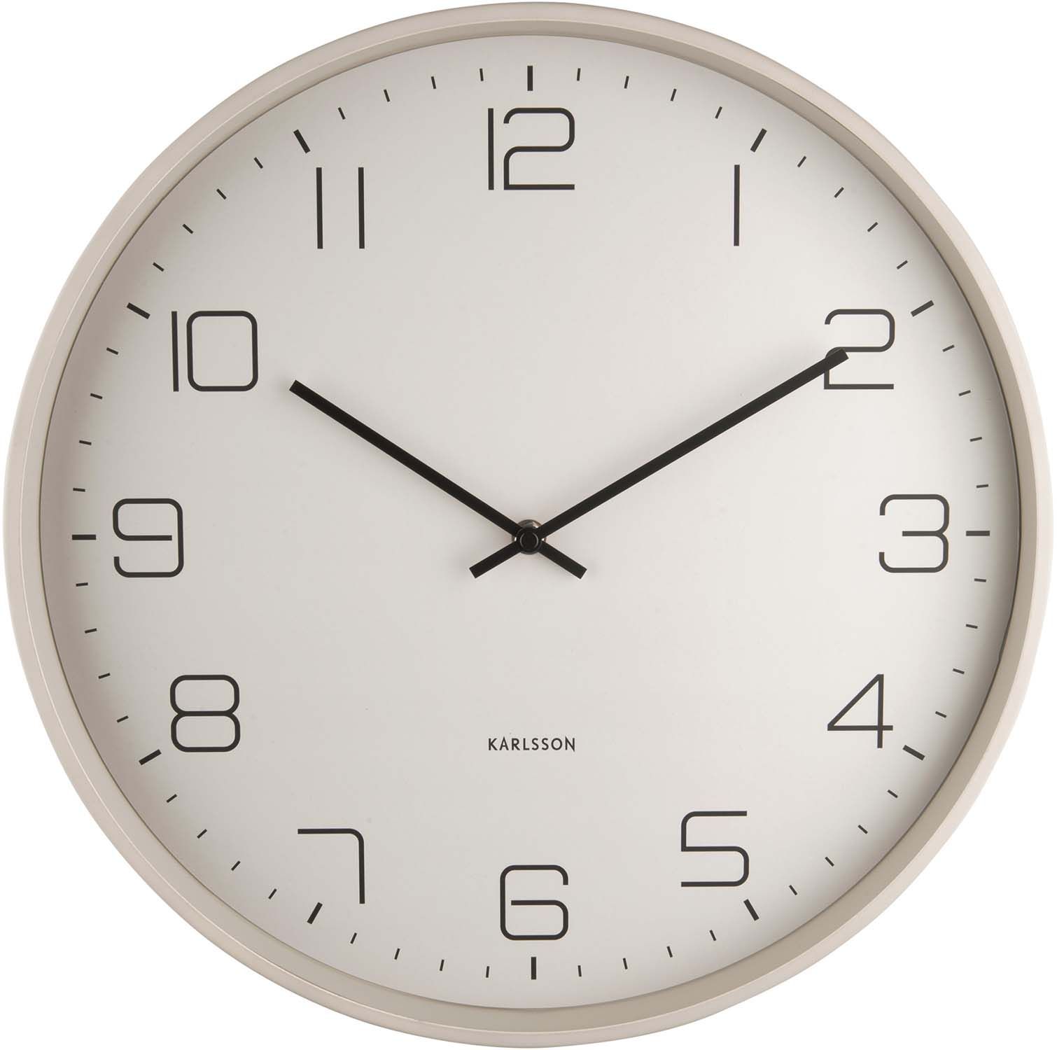 Horloge Rétro Métal Gris – Design Industriel – ITEM – Neuve