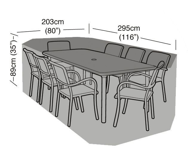 Housse De Protection Pour Salon De Jardin - Taille 80x45x90 Cm - Imperméable Et Résistante Aux UV - Avec Cordon De Serrage