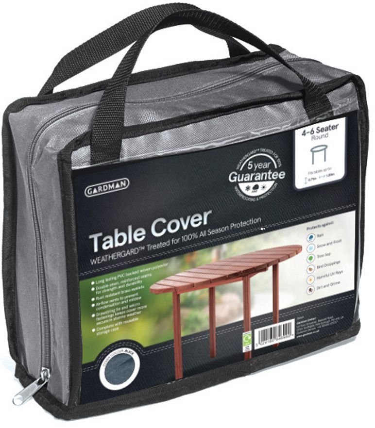 Housse table de jardin ronde 46 places
