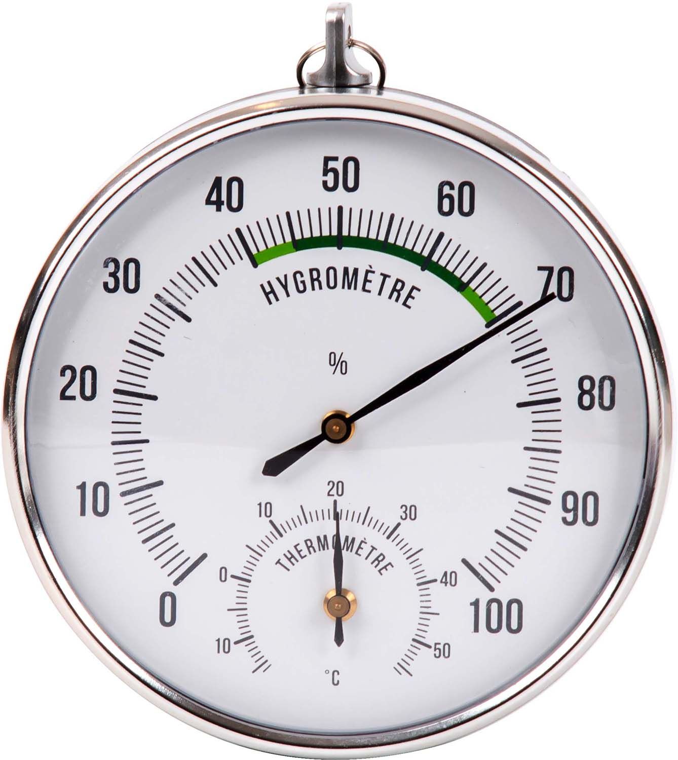 Hygromètre thermomètre à aiguille