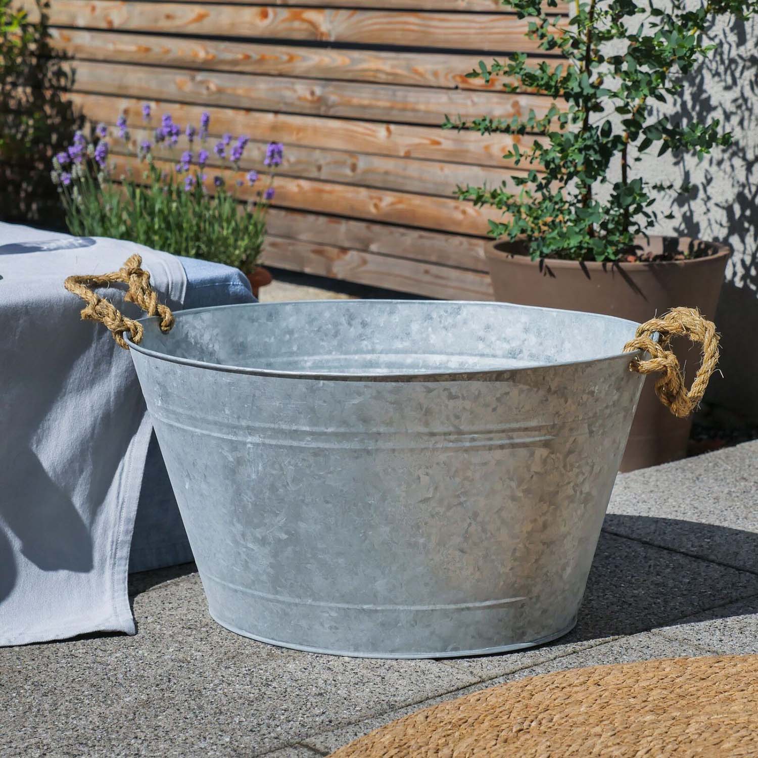 Bassine En Zinc Grand Format