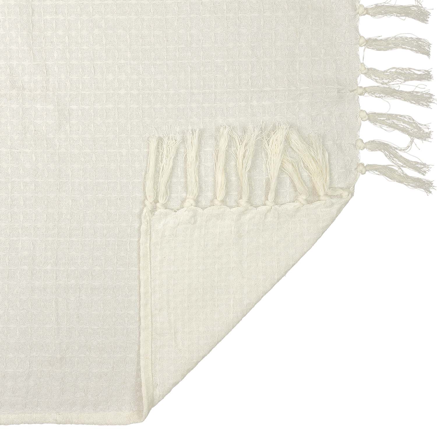 Jeté De Canapé Gaufré Paris Prix – 130x160 Cm – Vert D'eau – Neuf