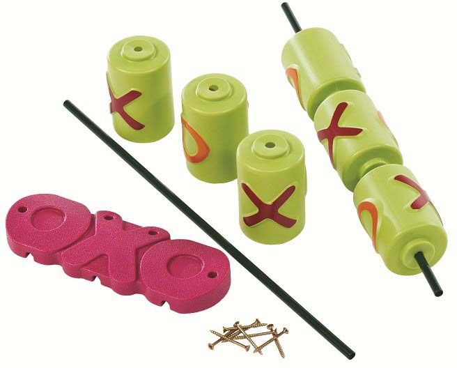Jeu De Morpion Géant Extérieur 120x120 Cm - Version Grand Format En Feutre, 6 Pièces, Sac De Transport Inclus
