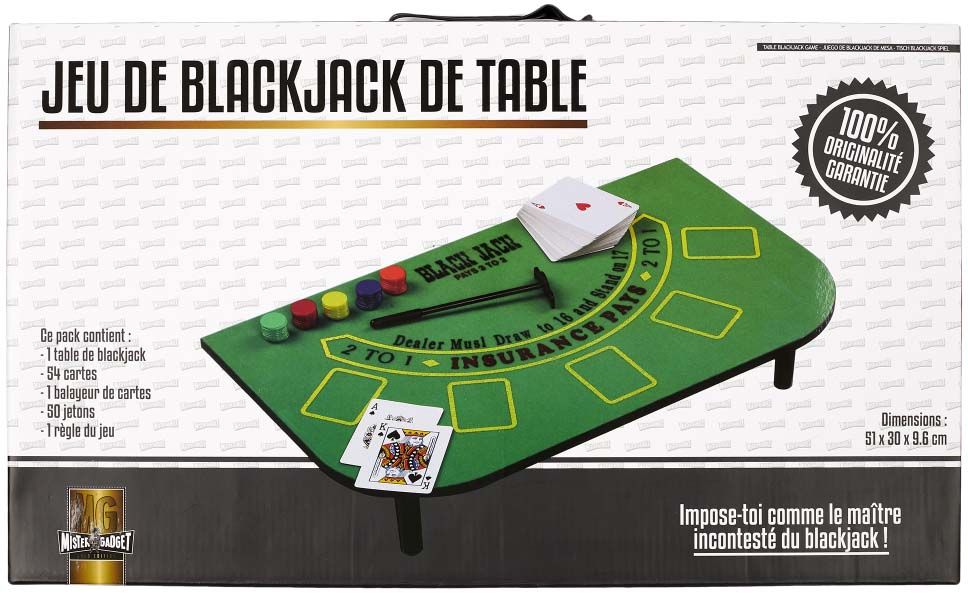 Jeu de table mini blackjack