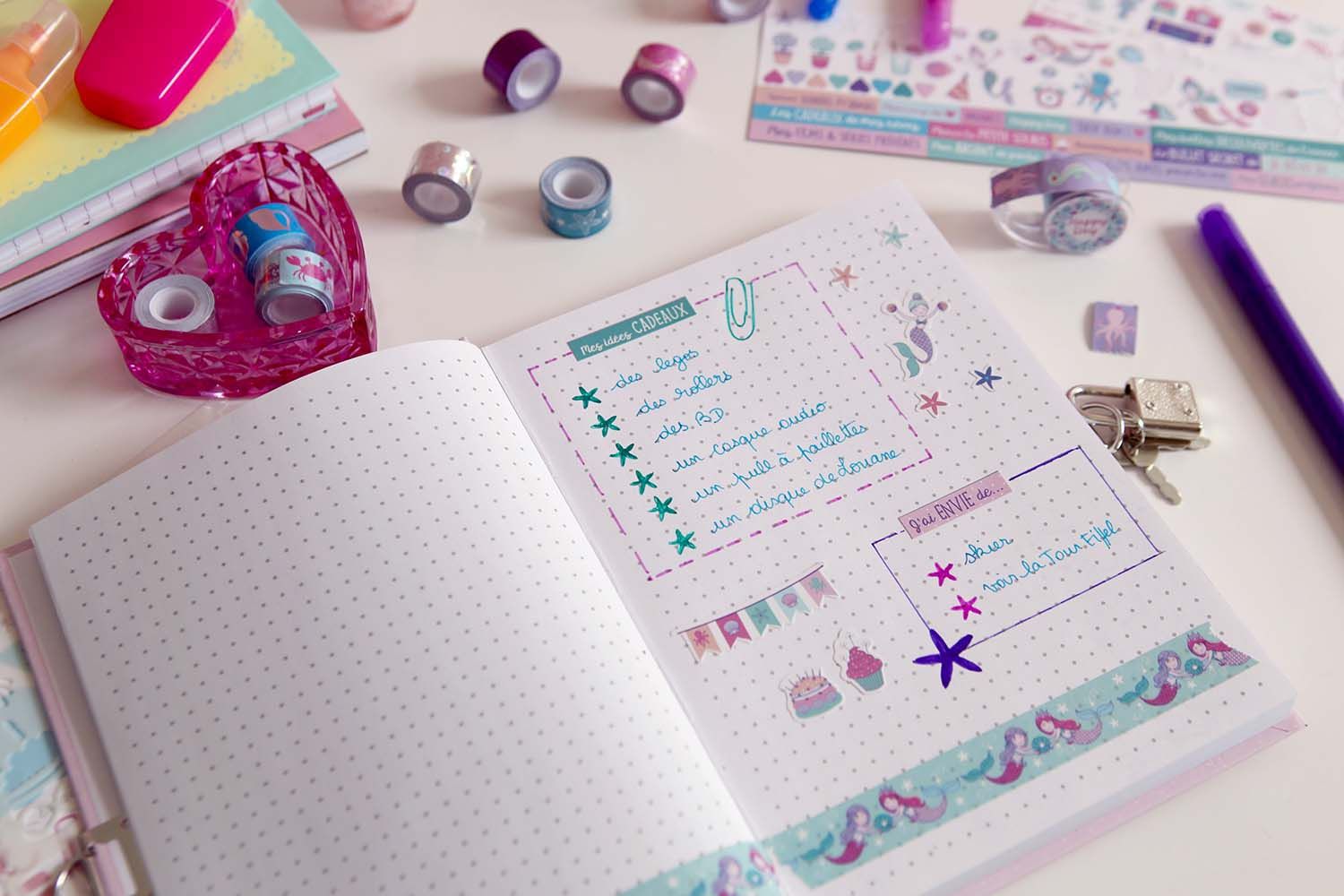 Journal Intime Page De Garde Kit journal intime sirène