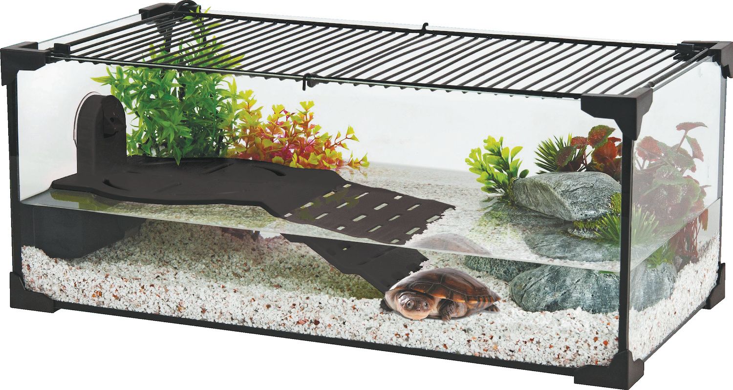 Kit terrarium tortue aquatique karapas pro (noir)