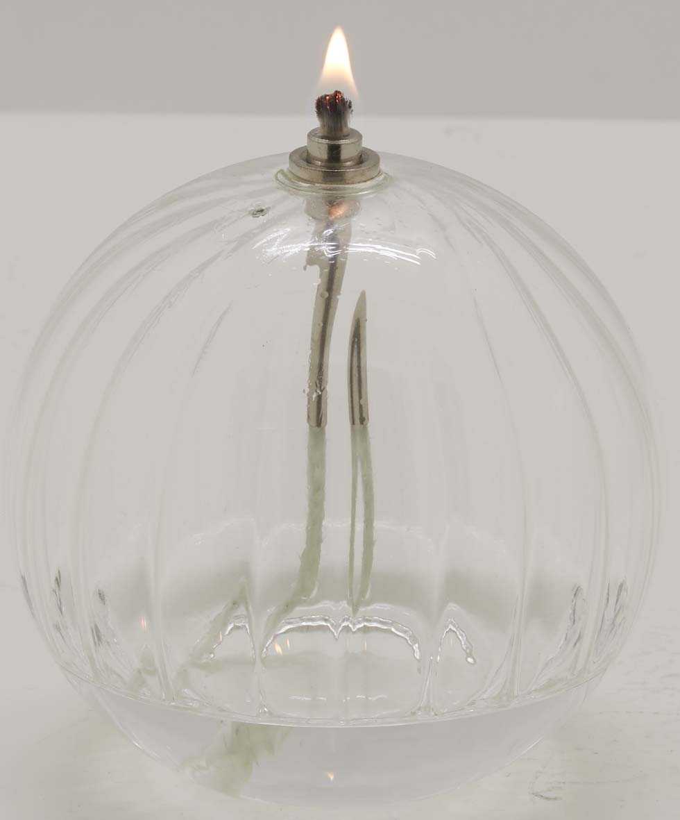 3 Lampes à Huile En Verre Borosilicate - Hauteurs Différentes, Sans Fumée - Décoration Mariage, Table, Salon