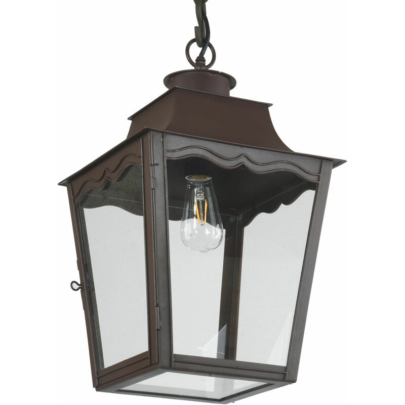 lanterne en fer forgé suspendue