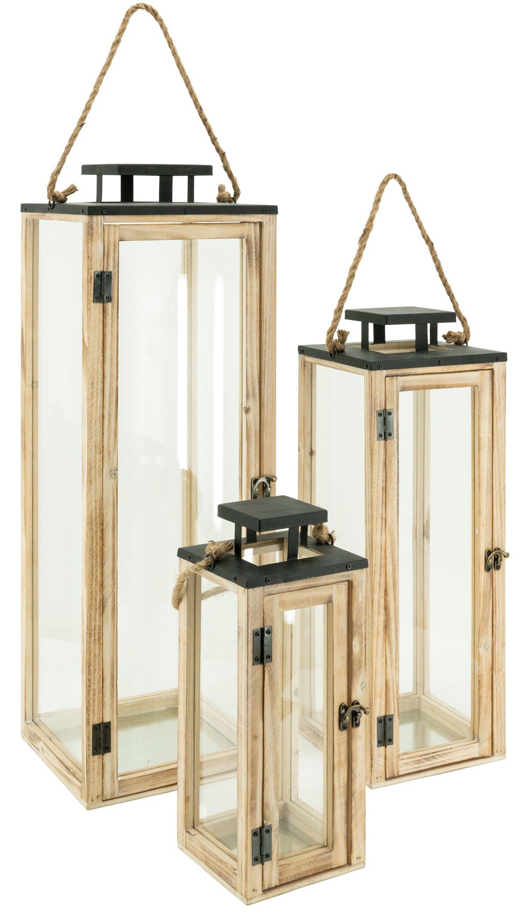 JHY DESIGN Lanternes Décoratives Rustiques De Taille Moyenne En Métal De 30,5 Cm De Haut Pour Intérieur Et Extérieur, événements, Fêtes, Terrasse Et Mariage (Blanc Avec Brosse Dorée