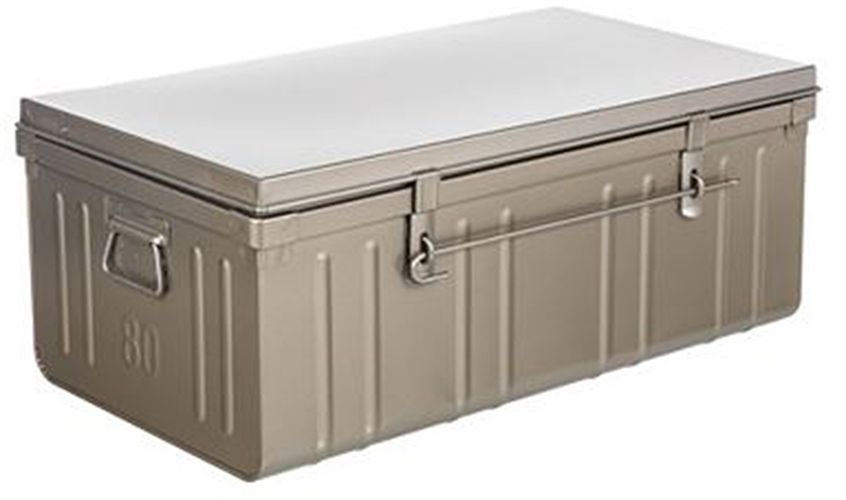 Malle de rangement 130 litres (gris souris nacré)