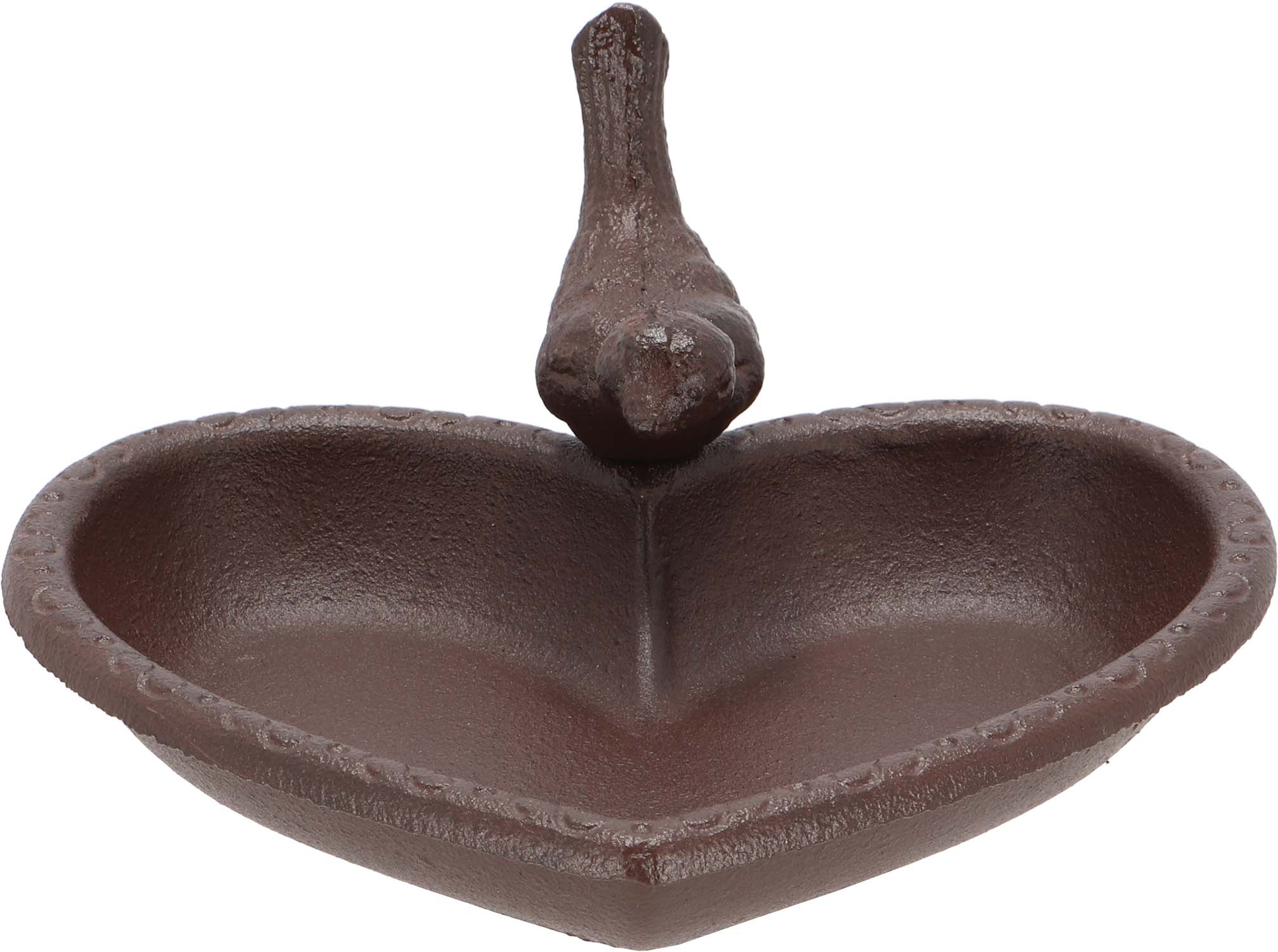 Mangeoire à oiseau en fonte Joli coeur