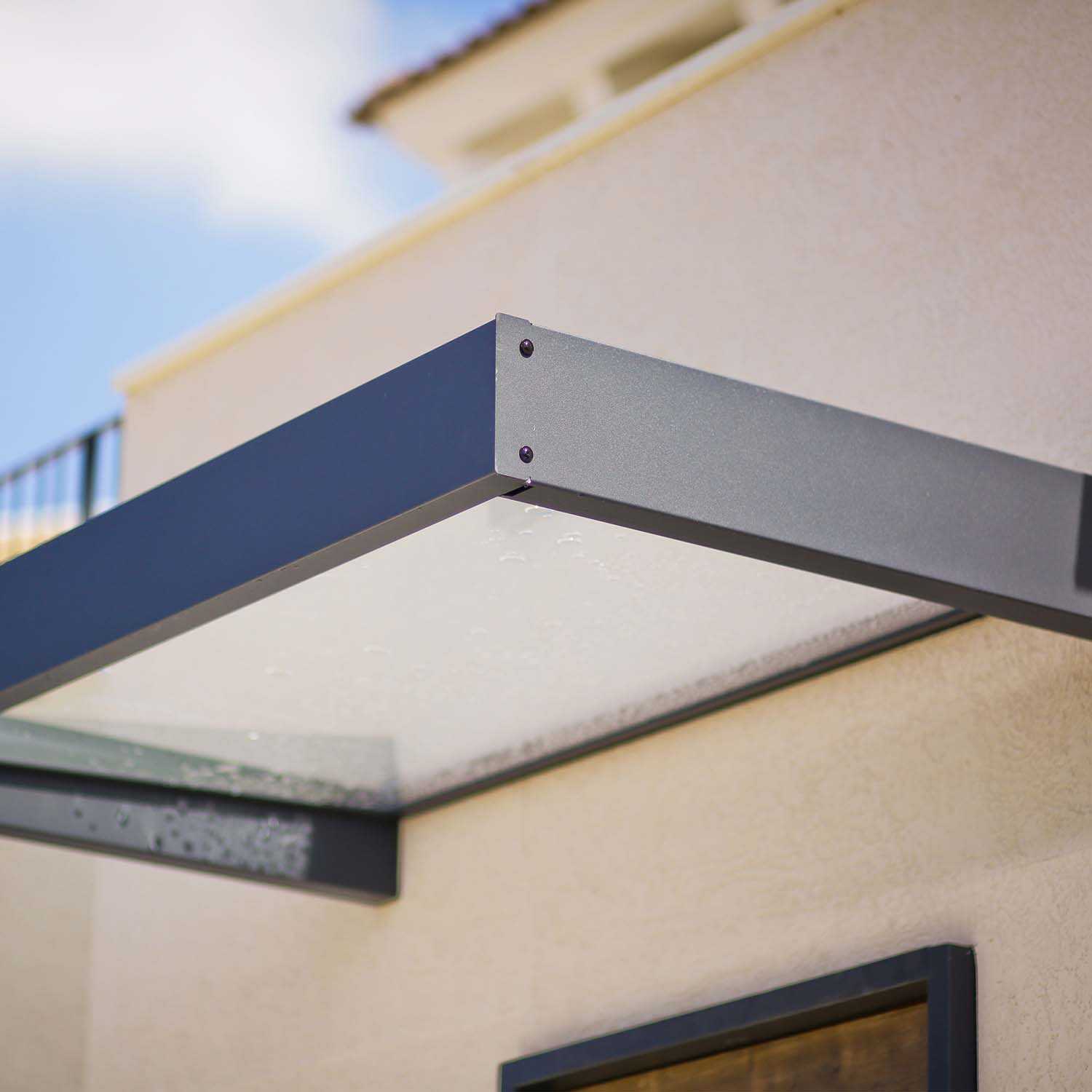 Plaque de kick de porte en aluminium 8 x 34 pouces pour porte avant