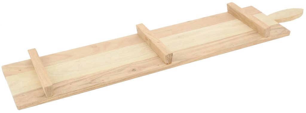 Planche à Découper Réversible Premium – Acajou Du Honduras – 20x15 Pouces – Fabriquée à La Main – Neuve