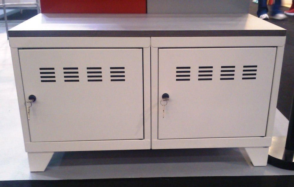 meuble style industriel blanc