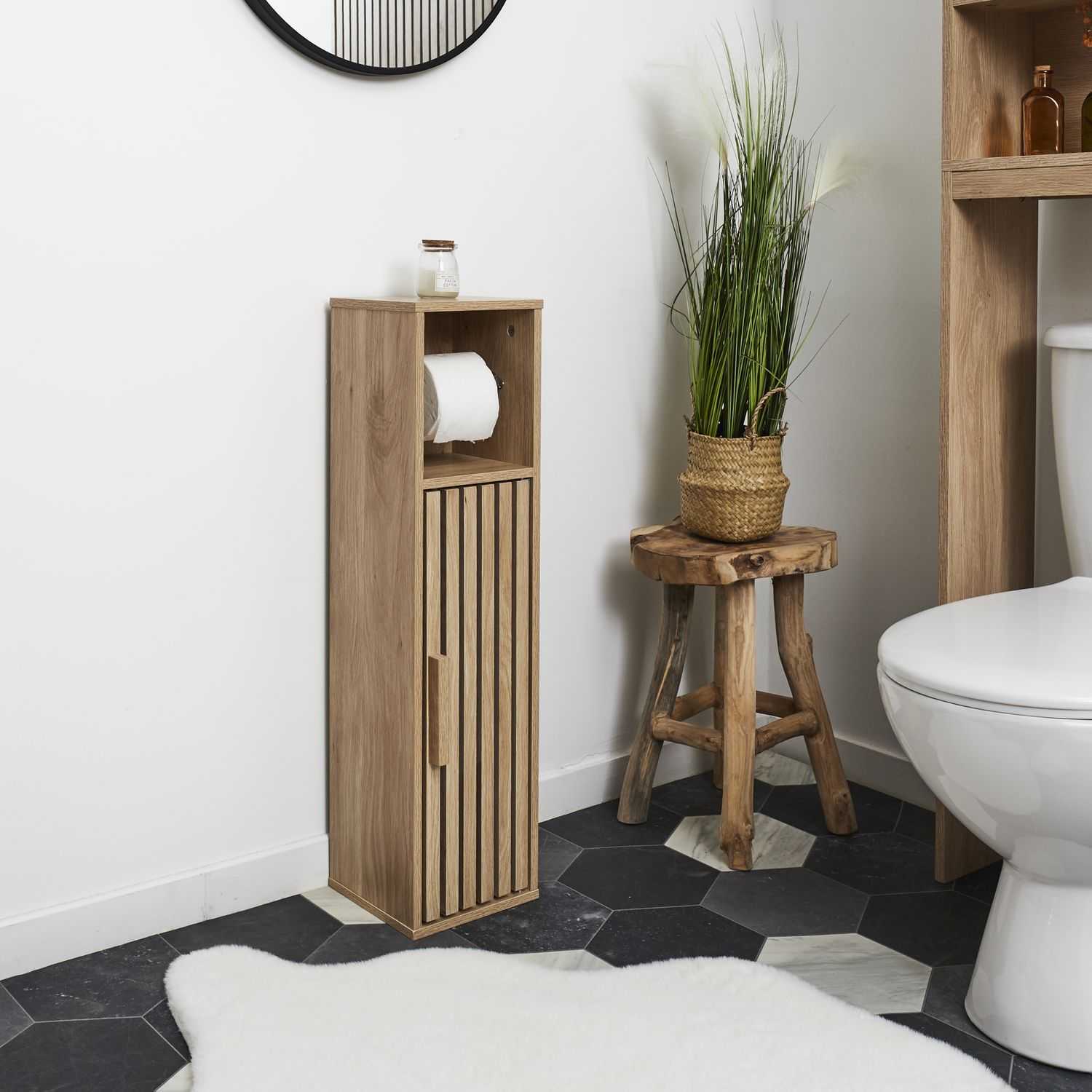 Derouleur Papier Toilette Mural Porte Papier Wc Avec Tablette Support