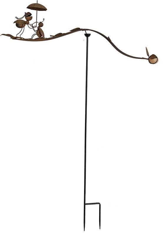 Mobile de jardin en fer (2 fourmis)