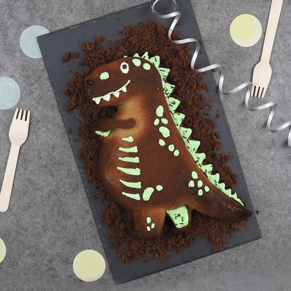 Moule En Silicone Dinosaure Pour Décoration Gâteaux - Pâte à Sucre, Chocolat - Résiste -40°C à 230°C