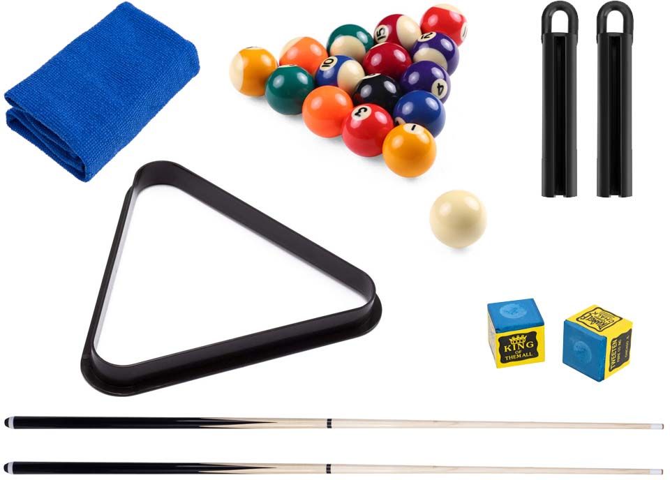 Pack d'accessoires pour billard confort (pour billard 6 feet)