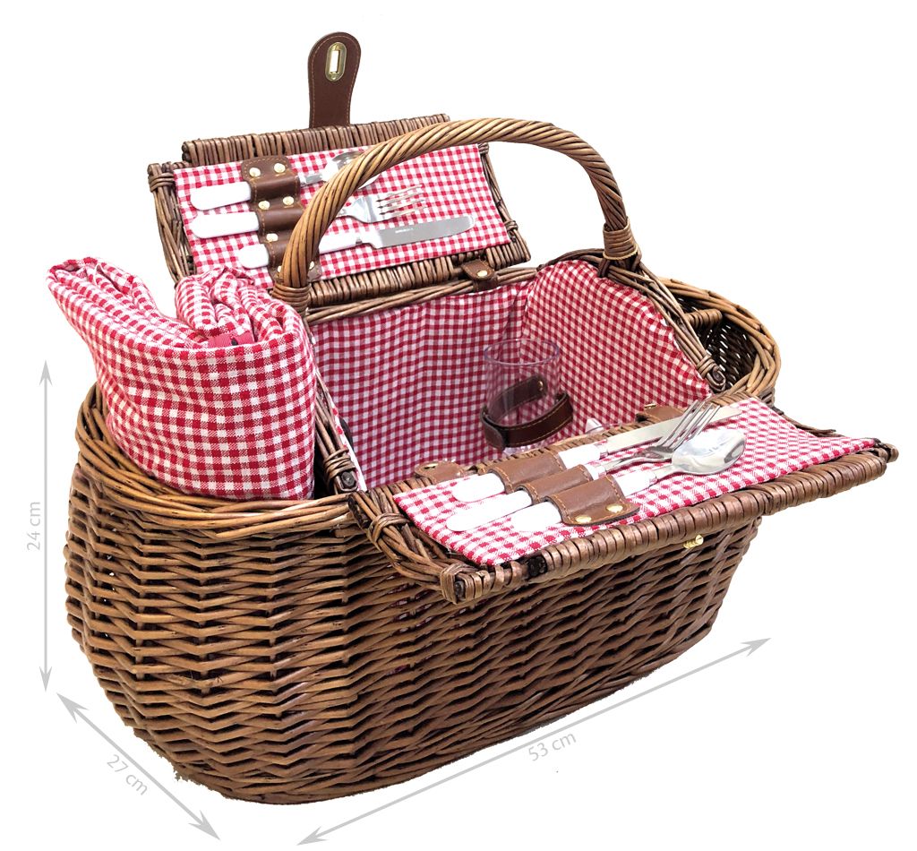 Malle panier pique nique osier Les Jardins de la Comtesse VENDOME 4