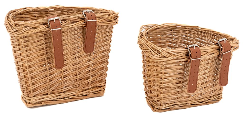 Vélo Panier de Rangement en Osier tissé Vintage Design vélo Avant