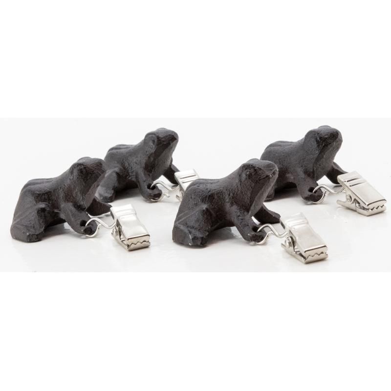 Grenouille cache clef en fonte, animaux décoratif pour jardin
