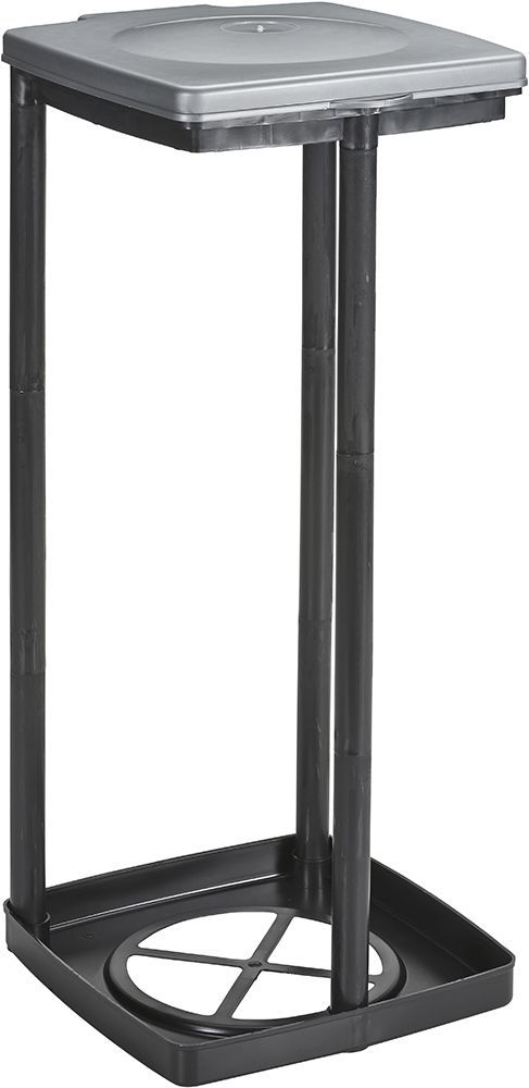 WOLTU® 1 X Porte-Sac Poubelle avec Couvercle déchets Support Poubelle