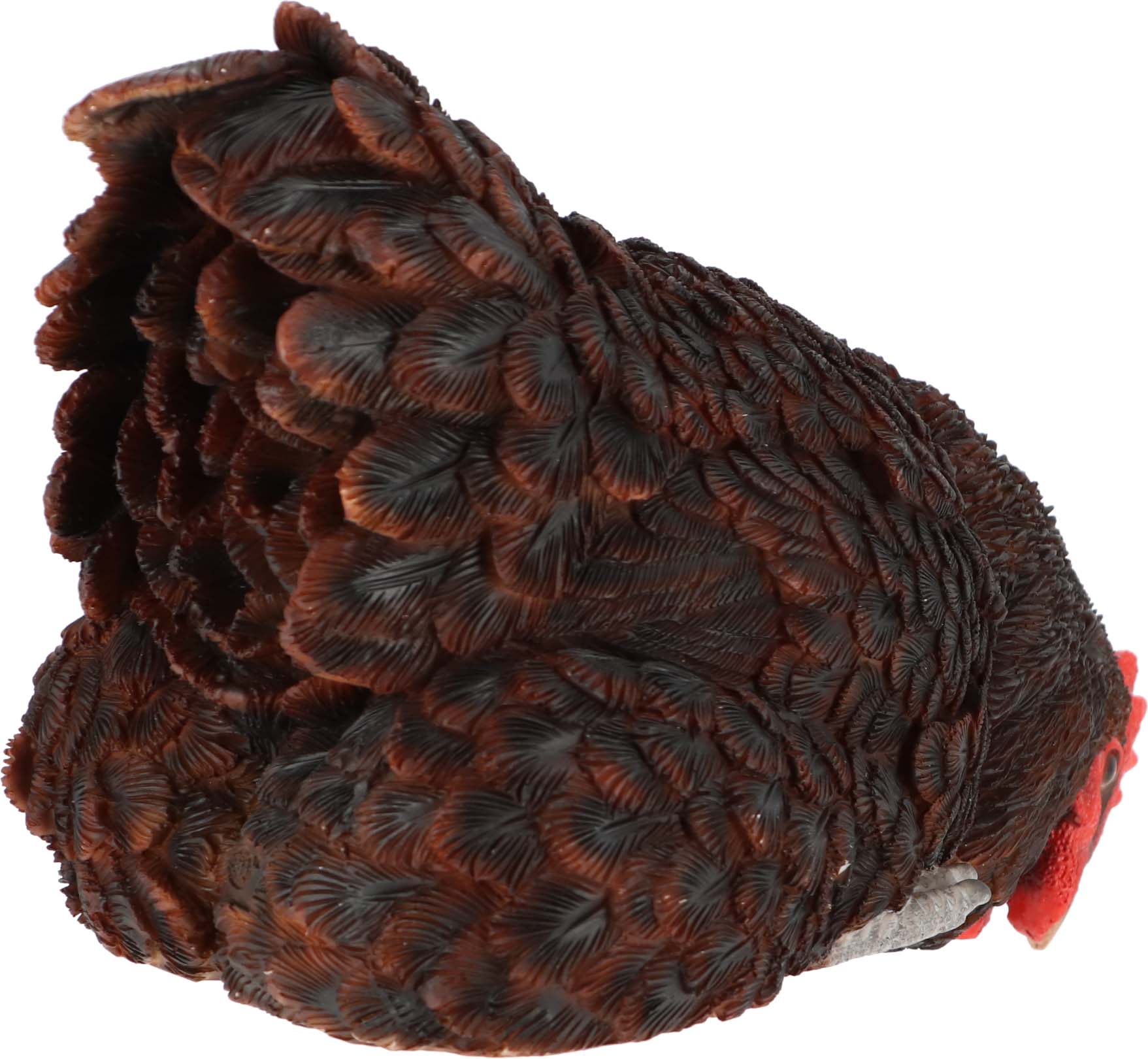 Poules décoratives à poser en polyrésine (lot de 3)