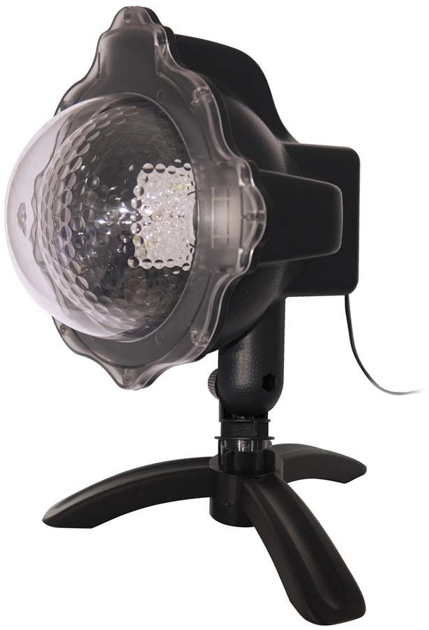Projecteur extérieur led avec effet neige (eclairage blanc)